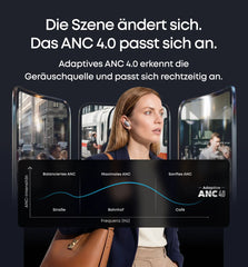 Anker Nano Charger (45W, Smart Display) + Liberty 5 Pro | Guinness Record for Clear Calls, 360° ANC 4.0, Dolby Atmos