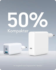 Anker USB-C Charger, Compact 65W 2-Port Power Adapter (Free)