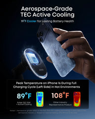 Anker Prime Wireless Car Charger with MagGo, AirCool, and Pad Features