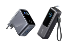 Anker Prime Charger (160W, 3 Ports, GaNPrime) + Anker Power Bank (25K, 165W, Built-in + Retractable Cable)