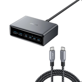 Anker Prime 200W GaN Charger with 6 Ports and 240W USB-C Cable