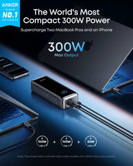 Anker Prime Power Bank (26,000mAh, 300W) and Anker Prime Charger (250W, 6-Port, GaNPrime)