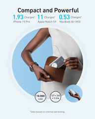 Anker MagGo Power Bank 10K with 35W Charging for Apple Watch