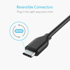 PowerLine USB-C to USB 3.0 Cable (6ft, 10ft)