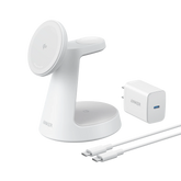 Anker Wireless Charging Station (3-in-1, Magnetic Stand)
