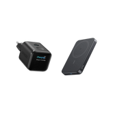 Anker Nano Charger (45W, Smart Display) + Anker MagGo Power Bank (10000mAh, Slim)
