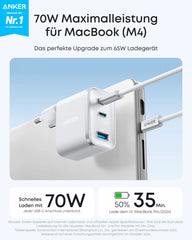 Anker Nano Charger (70W, 3 Ports)