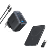 Anker Nano Power Bank (5K, MagGo, Slim) & Anker Nano Charger (70W, 3 Ports)