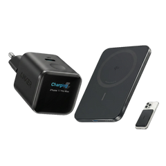 Anker Nano Charger (45W, Smart Display) + Anker Nano Power Bank (5K, Magnetic, Slim)