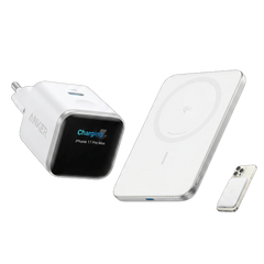 Anker Nano Charger (45W, Smart Display) + Anker Nano Power Bank (5K, Magnetic, Slim)