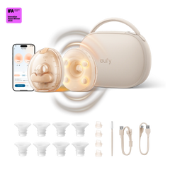 eufy S2 Pro Wearable Breast Pump with Charging Case