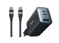 Anker 735 Ladegerät (Nano II 65W) + Anker USB-C auf USB-C Kabel (0,9m)