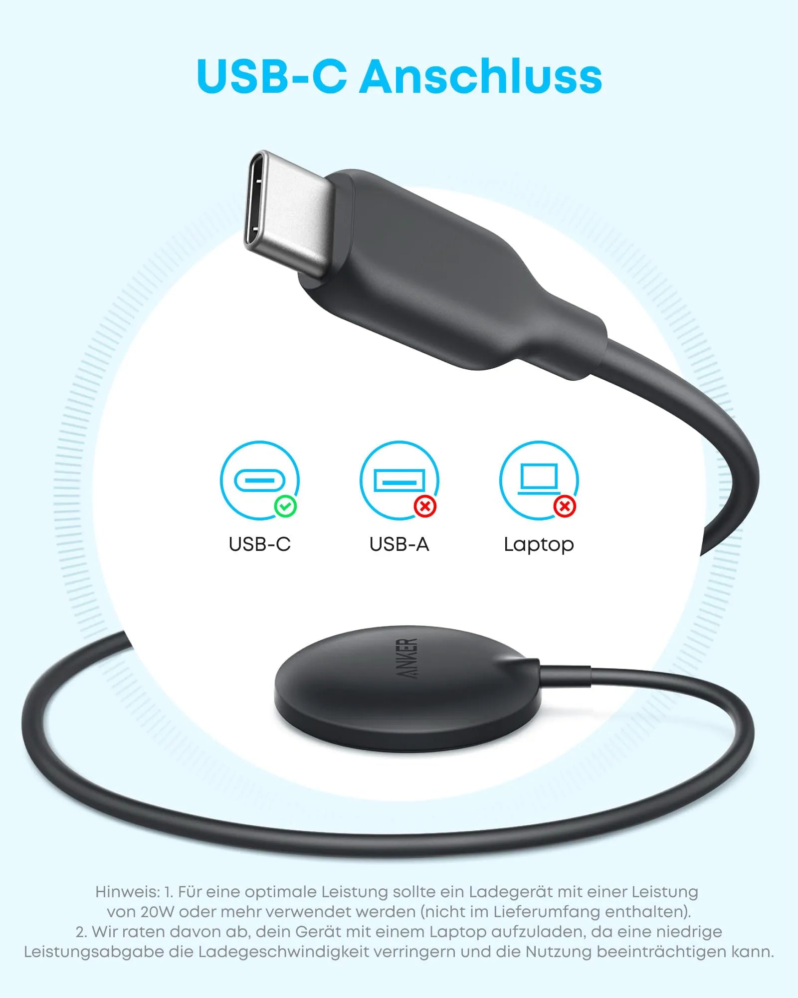 Anker Zolo Wireless Charger (Magnetic, Pad)