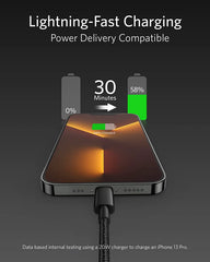 Anker 331 USB-C to Lightning Cable (6ft/10ft Nylon)
