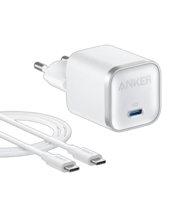 Anker Nano Charger (45W, with 180cm USB-C Cable) - 2 Pack