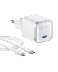 Anker Nano Charger (45W, with 180cm USB-C Cable) - 2 Pack