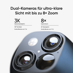 eufyCam Solo S340 – Dual Camera, 3K Resolution, 360° Coverage