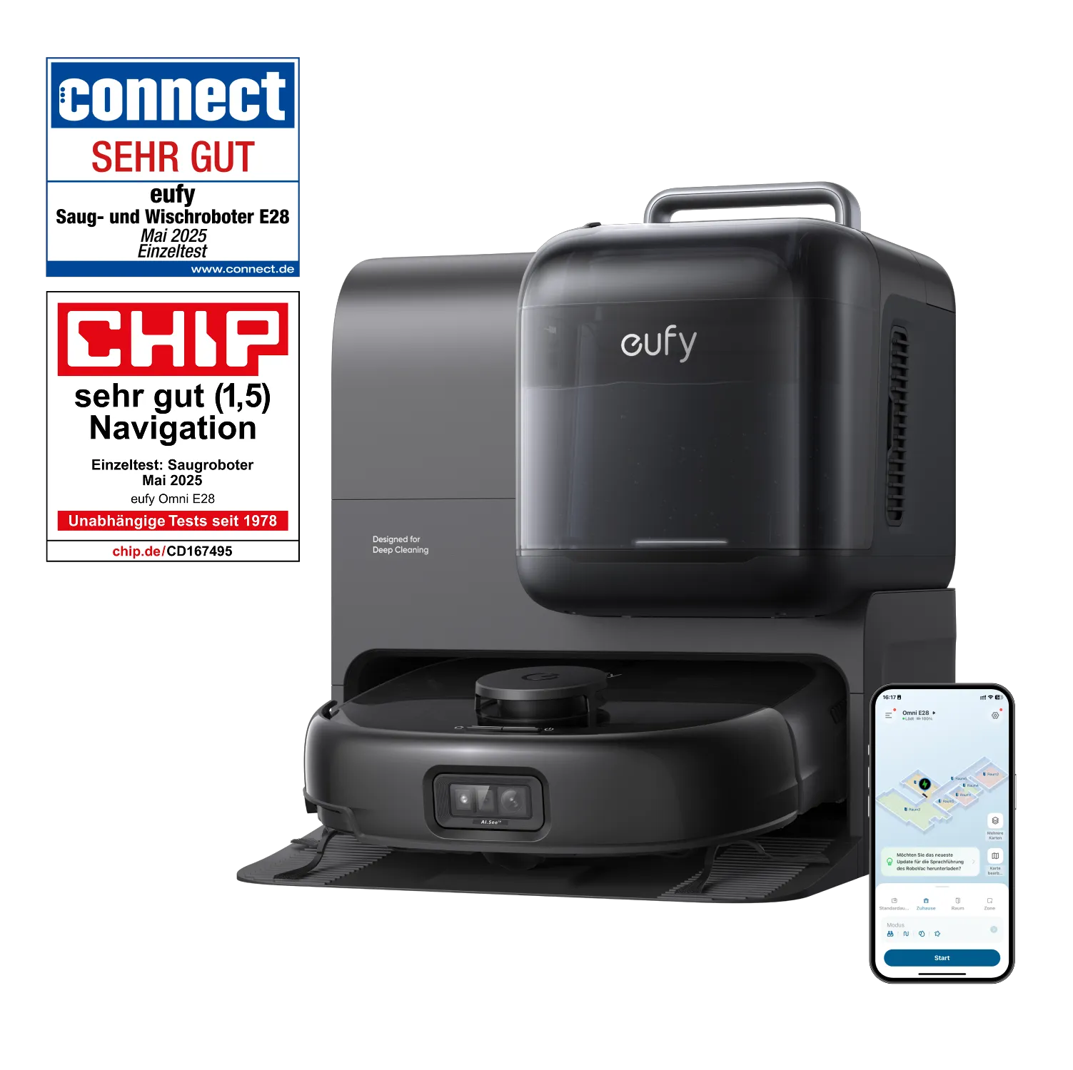 eufy Omni E28 Robot Vacuum and Mop