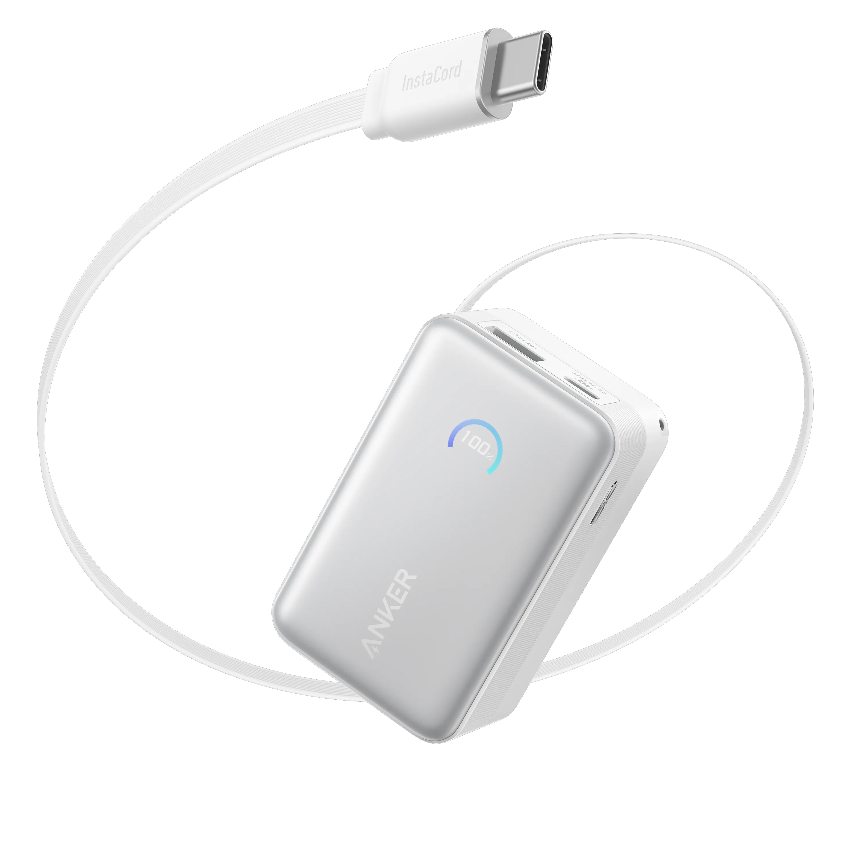 Anker Nano Power Bank 10K with 45W and Built-In Retractable USB-C Cable