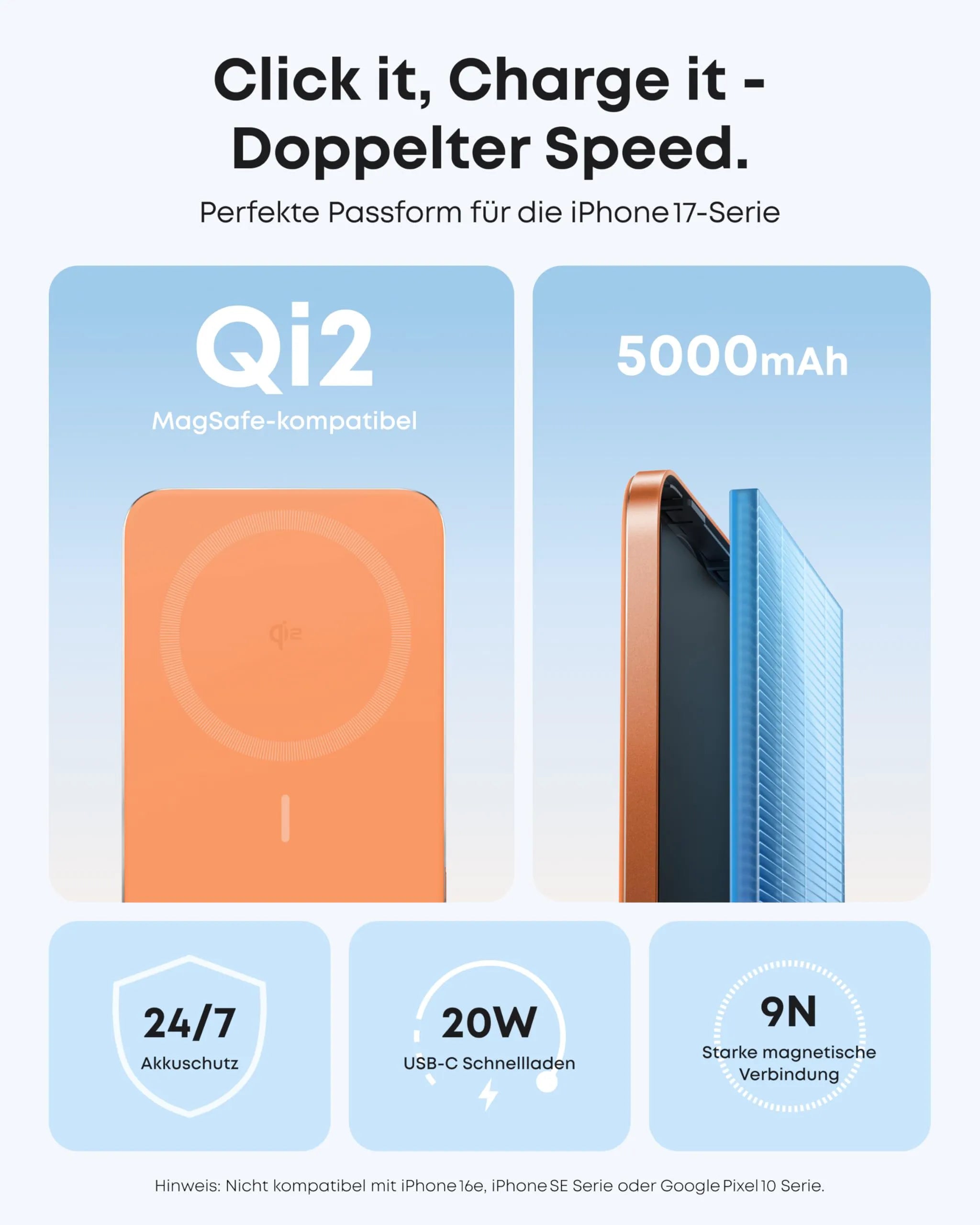 Anker Nano Power Bank (5K, Magnetic, Slim)
