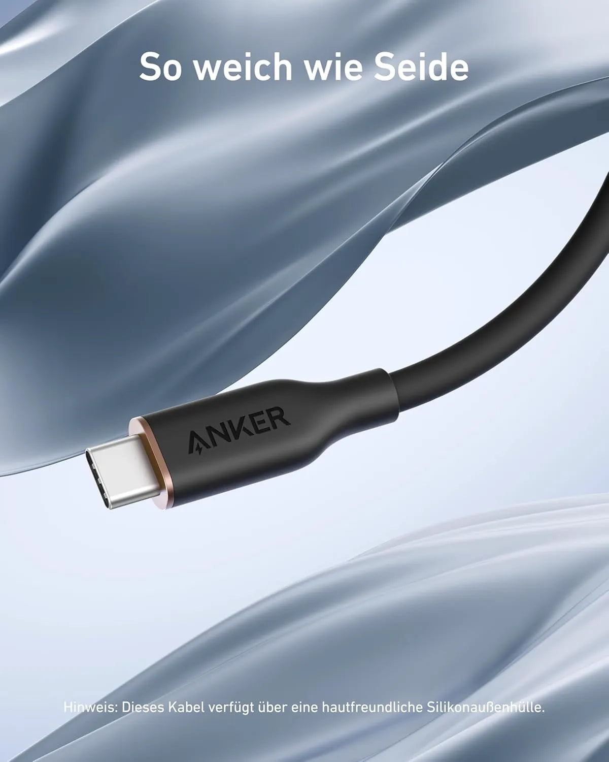 Anker USB-C to USB-C Cable (0.9m, 240W, Silicone)