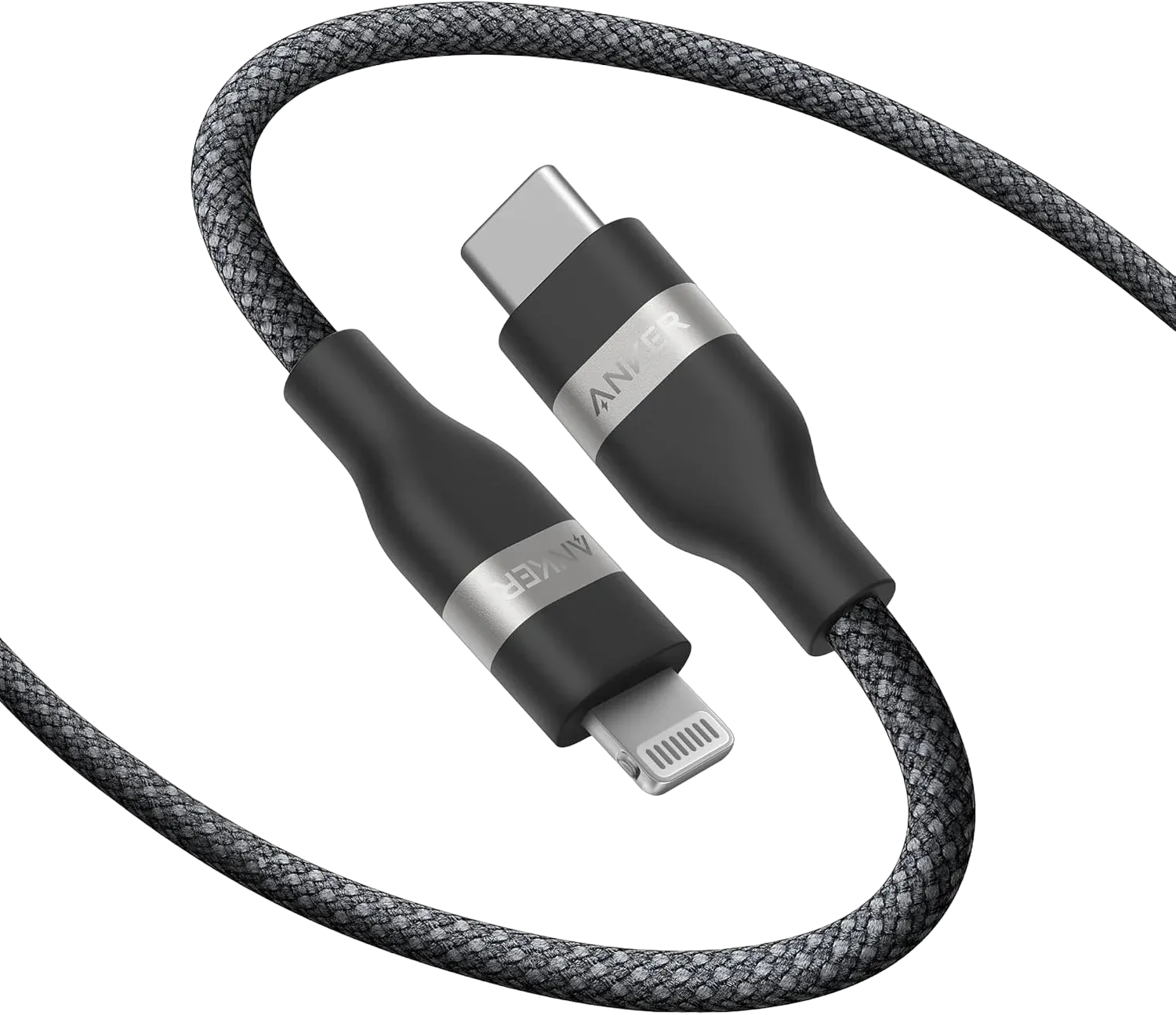 Anker USB-C to Lightning Cable (1.8m, Upcycled Braided Fabric)