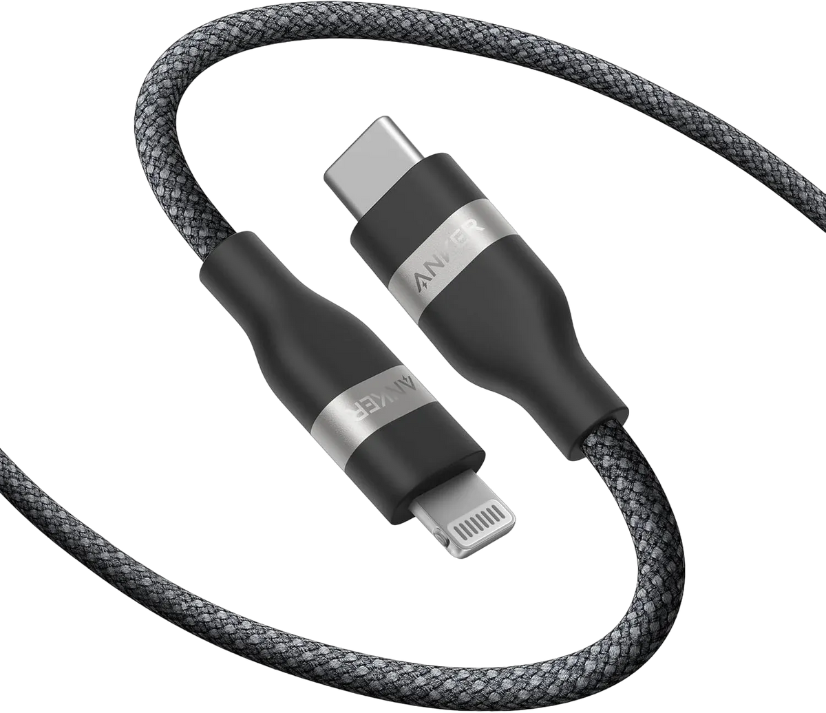 Anker USB-C to Lightning Cable (1.8m, Upcycled Braided Fabric)