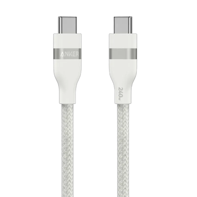 Anker USB-C to USB-C Cable (90cm/180cm, 240W, Upcycled Braided)