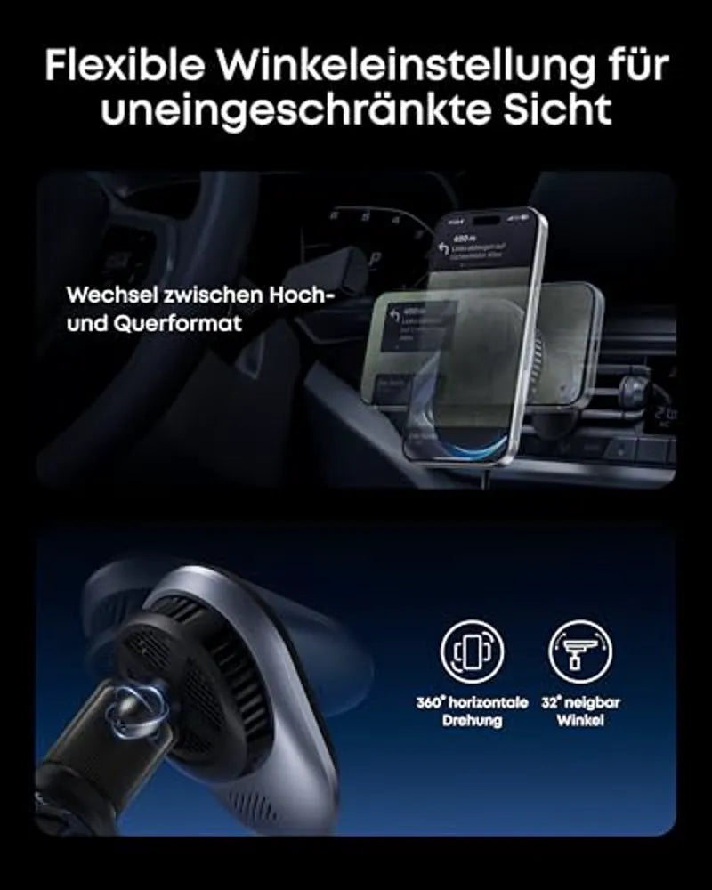 Anker Prime Wireless Car Charger (MagGo, AirCool, Pad)