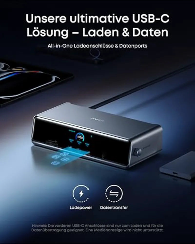 Anker Prime Docking Station (14-in-1, Triple Display, MST)
