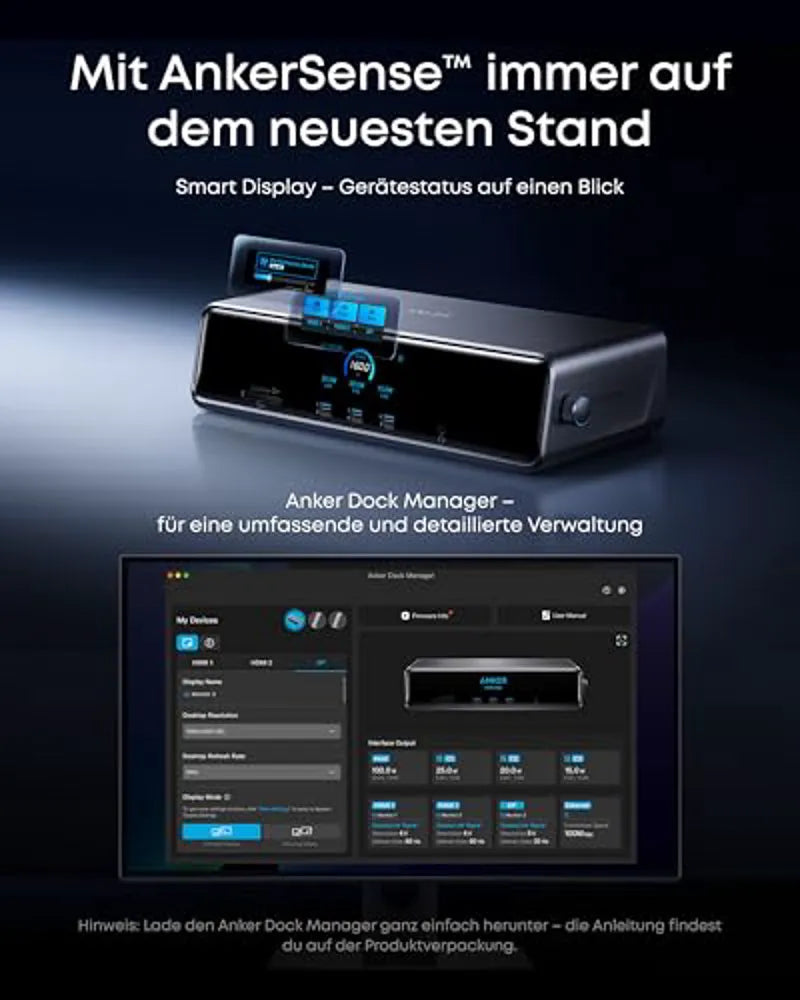 Anker Prime Docking Station (14-in-1, Triple Display, MST)