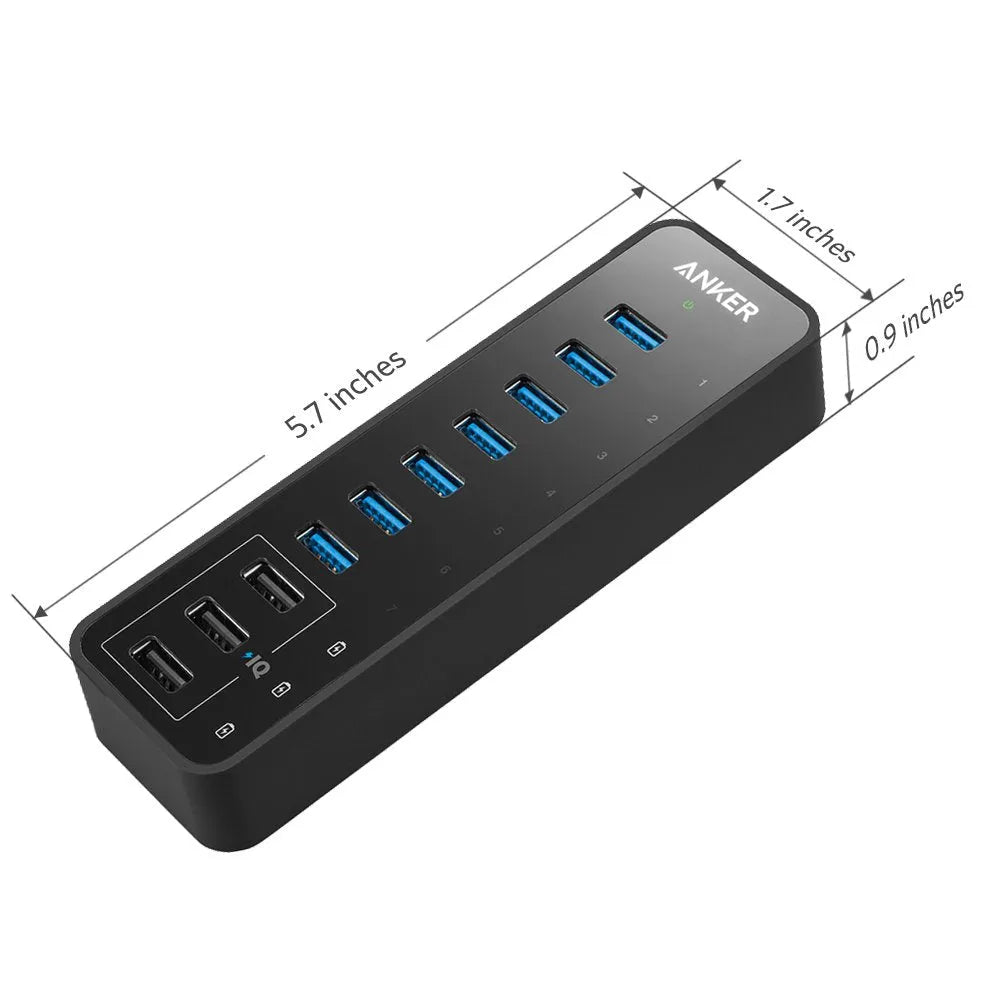 10-Port USB Hub
