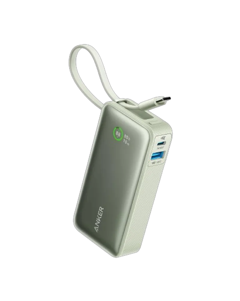 Anker Nano Power Bank (30W, Built-in USB-C Cable)