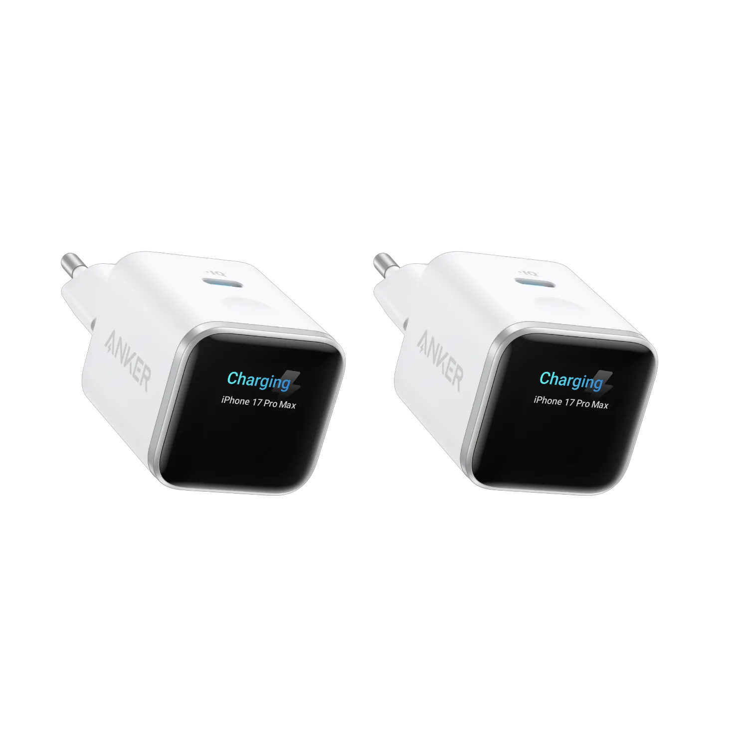 Anker Nano Charger (45W, Smart Display, 2-Pack)