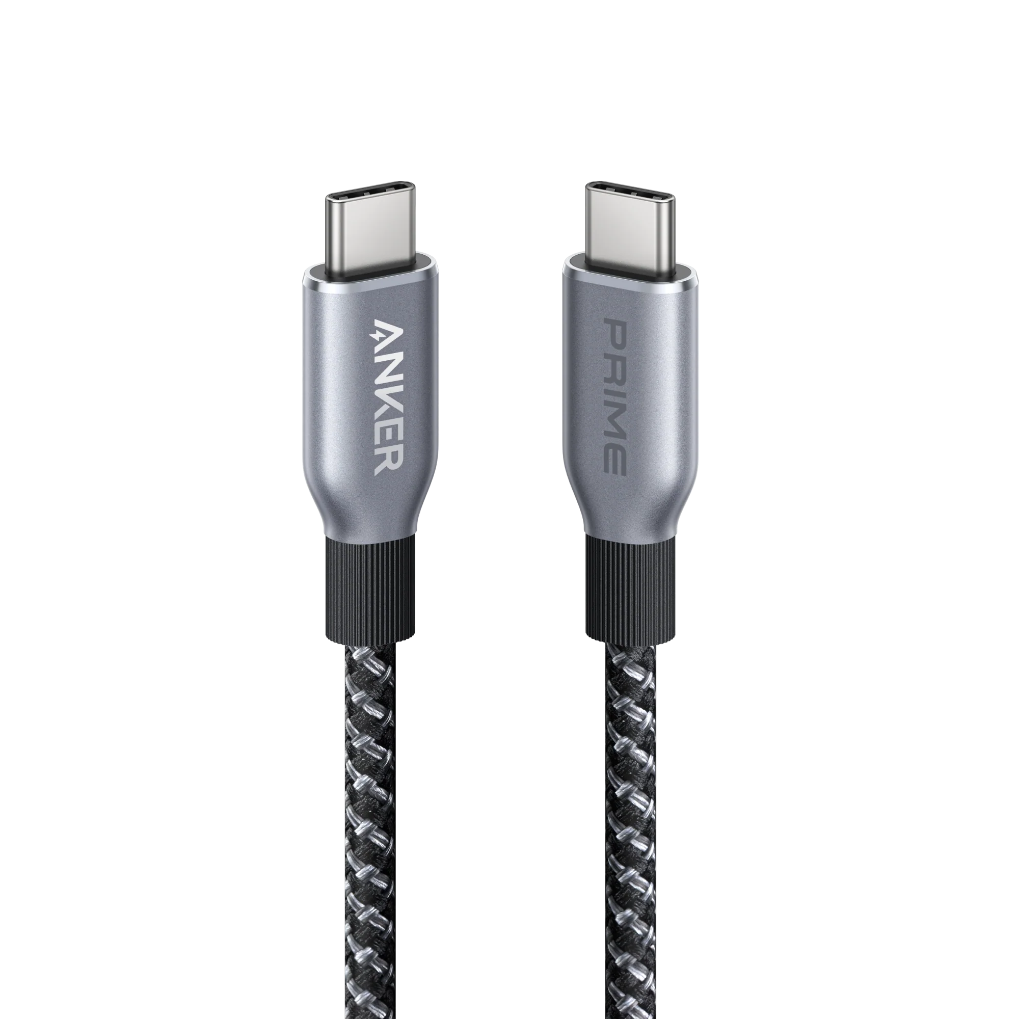 Anker Nano Car Charger (75W, USB-C Port, Integrated Retractable USB-C Cable) + Anker Prime USB-C to USB-C Cable (240W, Upcycled Braided Design)