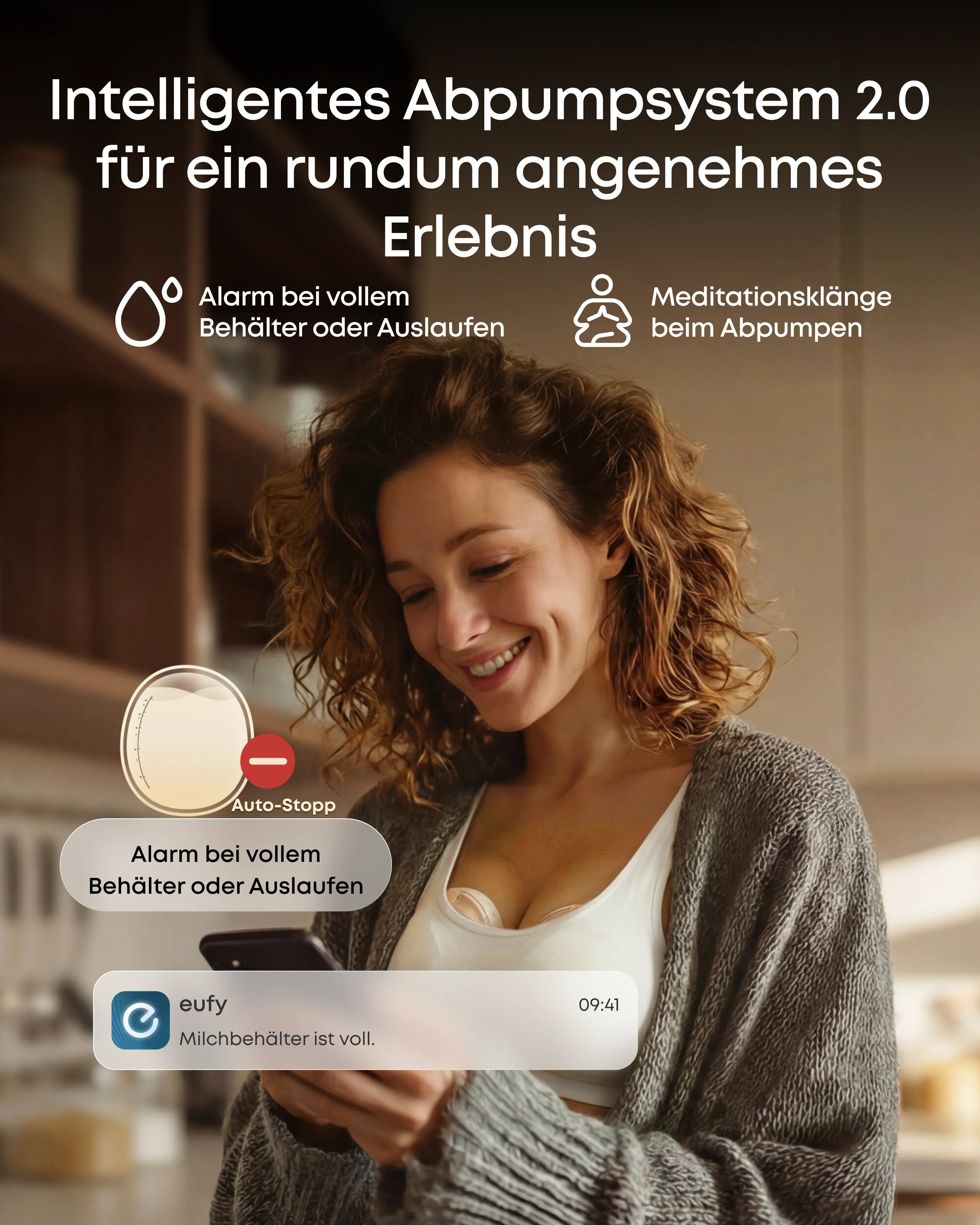 eufy S2 Pro Wearable Breast Pump with Charging Case