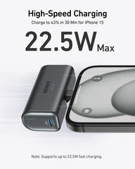 Anker Nano Power Bank (22.5W, Built-in USB-C Connector)