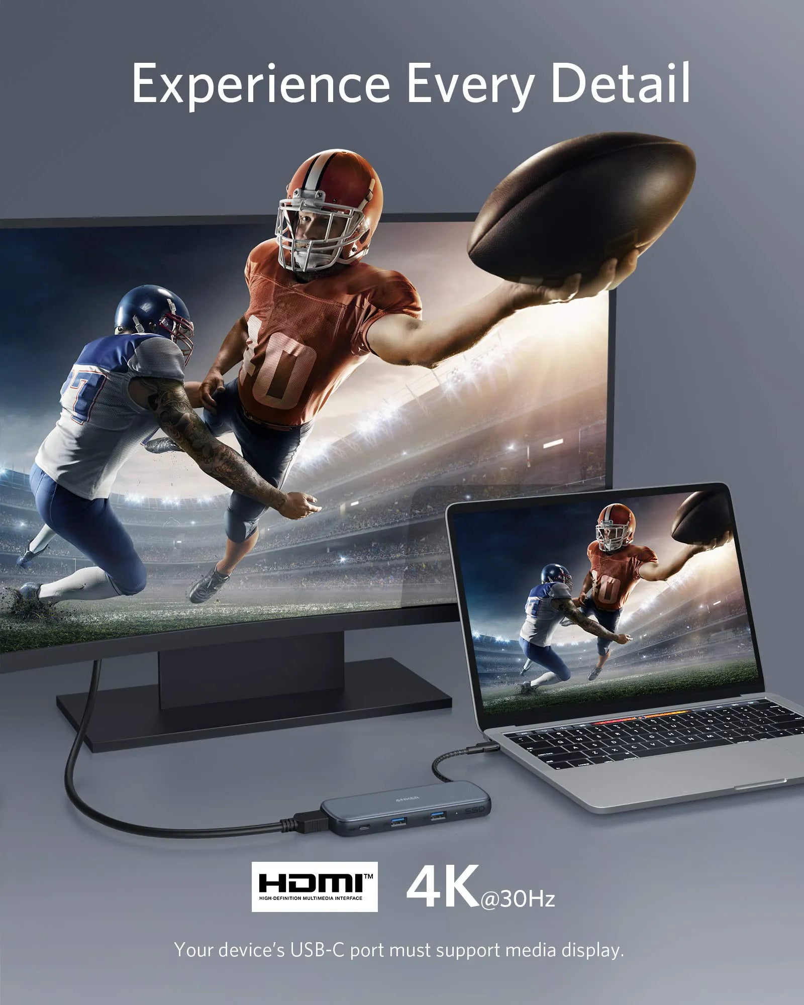 PowerExpand 4-in-1 USB-C Hub with SSD Slot