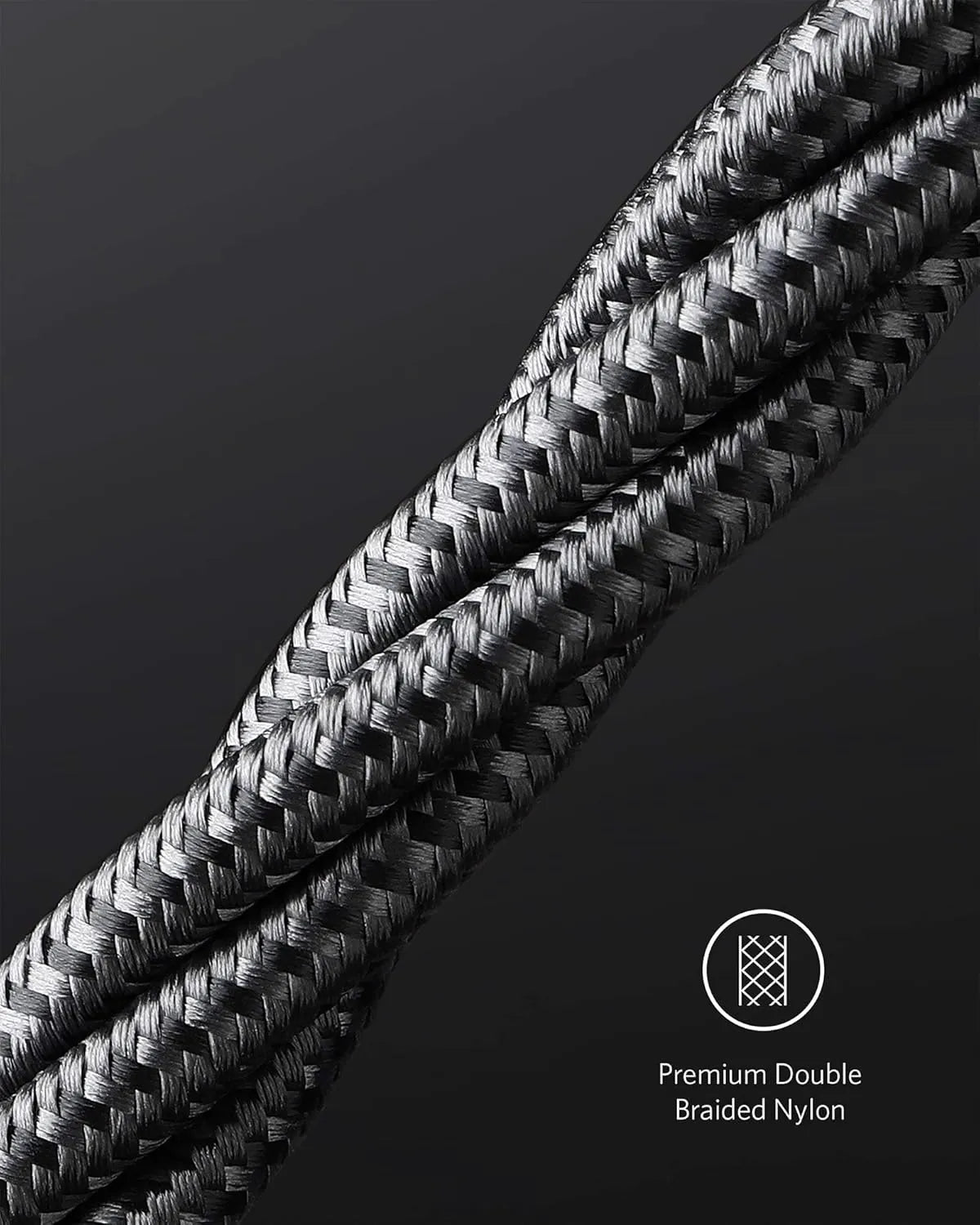 Anker Nylon USB-C to USB-C Cable, 100W Type-C, 3m, Fast Charging