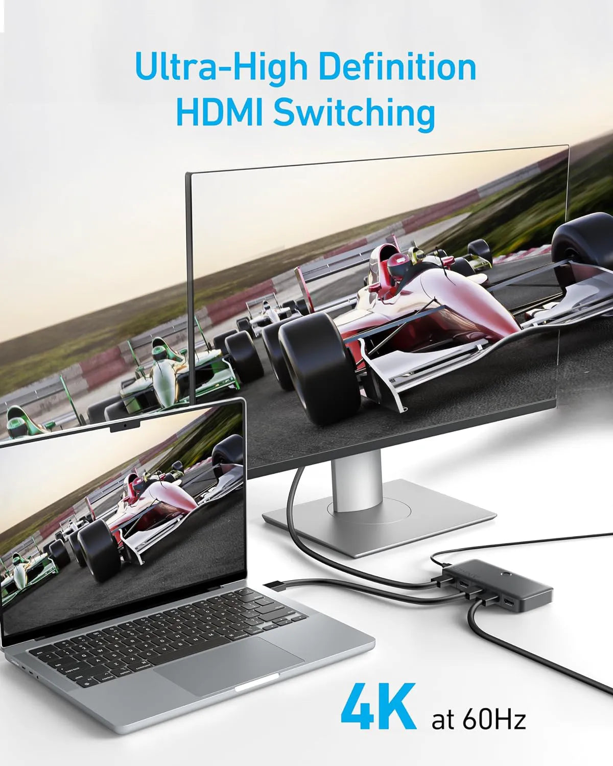 Anker 4-in-1 HDMI Switch with 4K Support