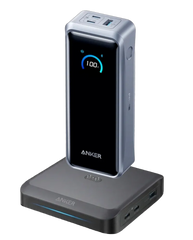 Anker Prime Power Bank 26K 300W with Charging Base 150W 3-Port Bundle