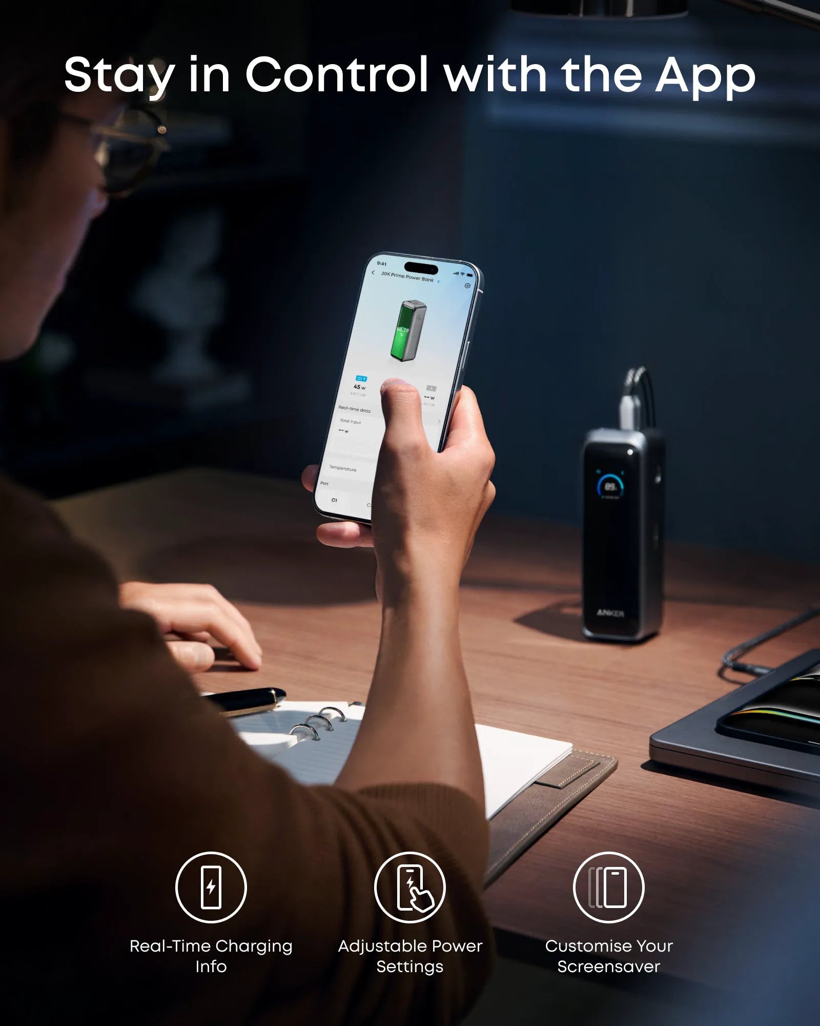 Anker Prime Power Bank 20,000mAh 220W