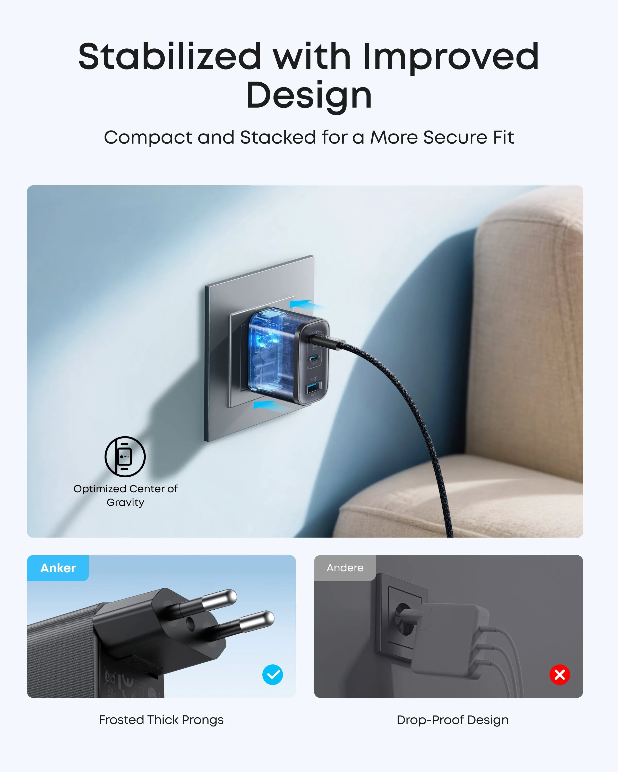 Anker Nano Power Bank (5,000 mAh, Slim) and Anker Nano Charger (70W, 3 Ports) - Anker Poland