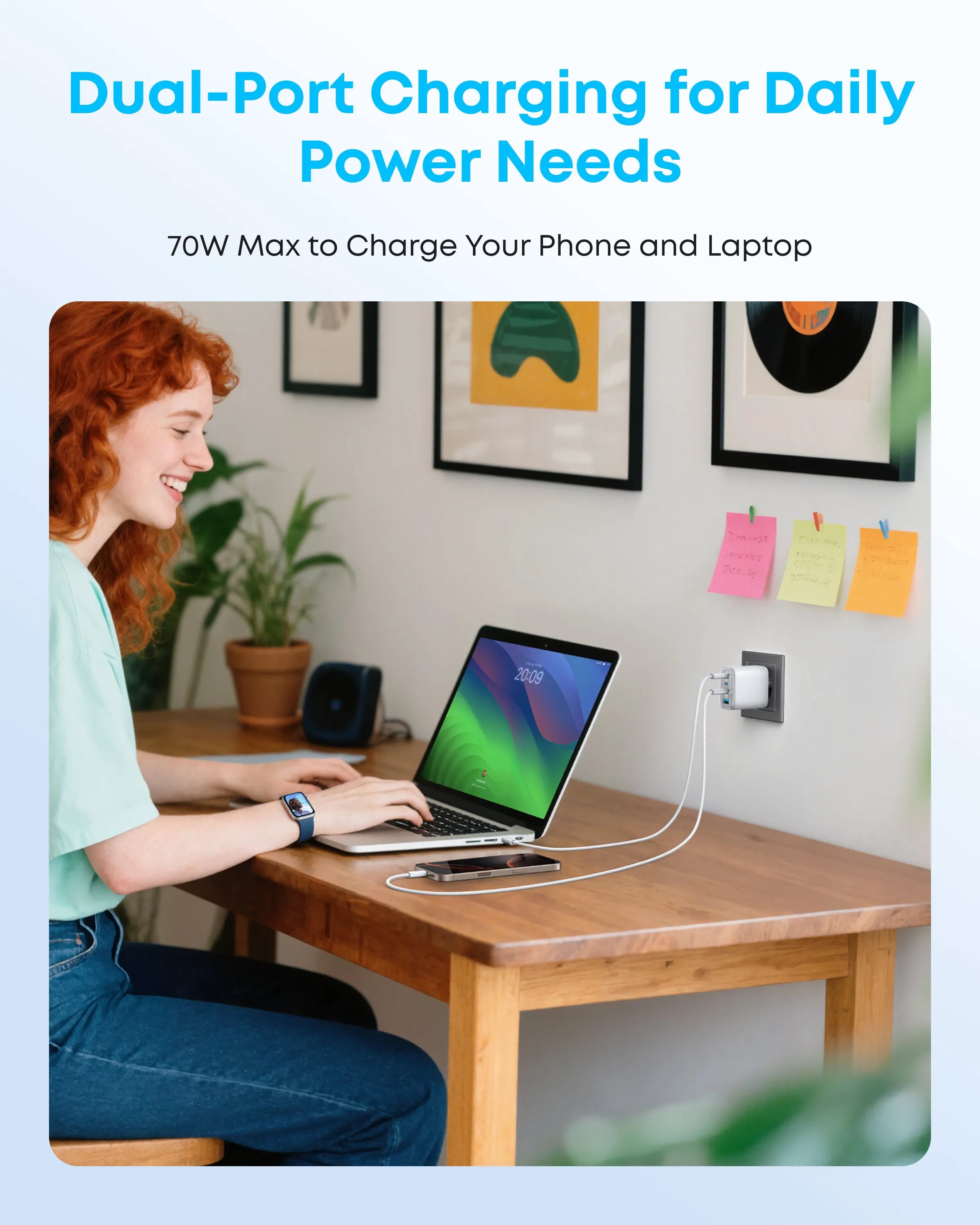 Anker Zolo Charger (70W, 4 Ports, PD 3.0)