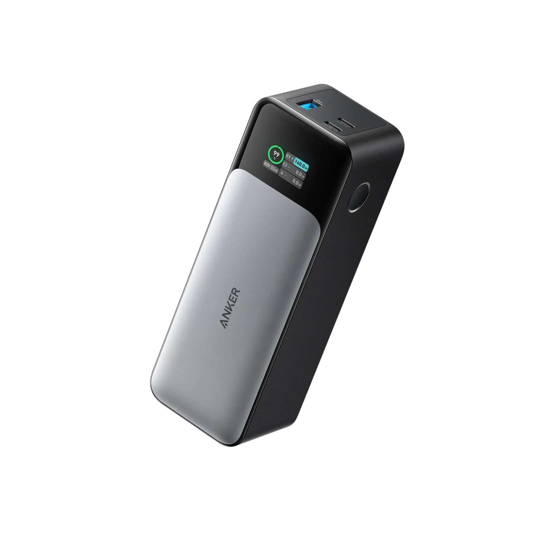 Anker 737 Powerbank (PowerCore 24K) + Anker Prime USB-C auf USB-C Kabel (0.9m, 240W, Upcycled-Flechtdesign)