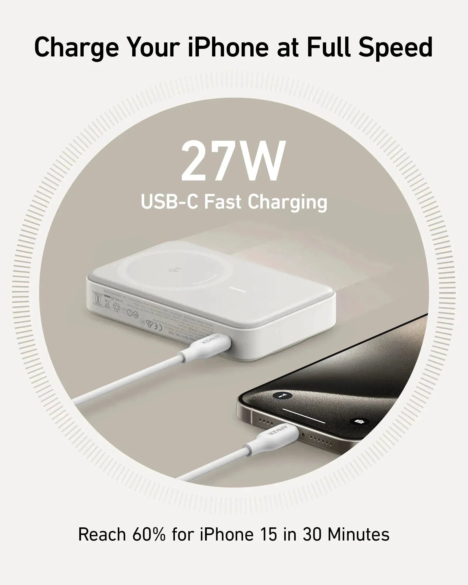 Anker MagGo Power Bank 10,000mAh