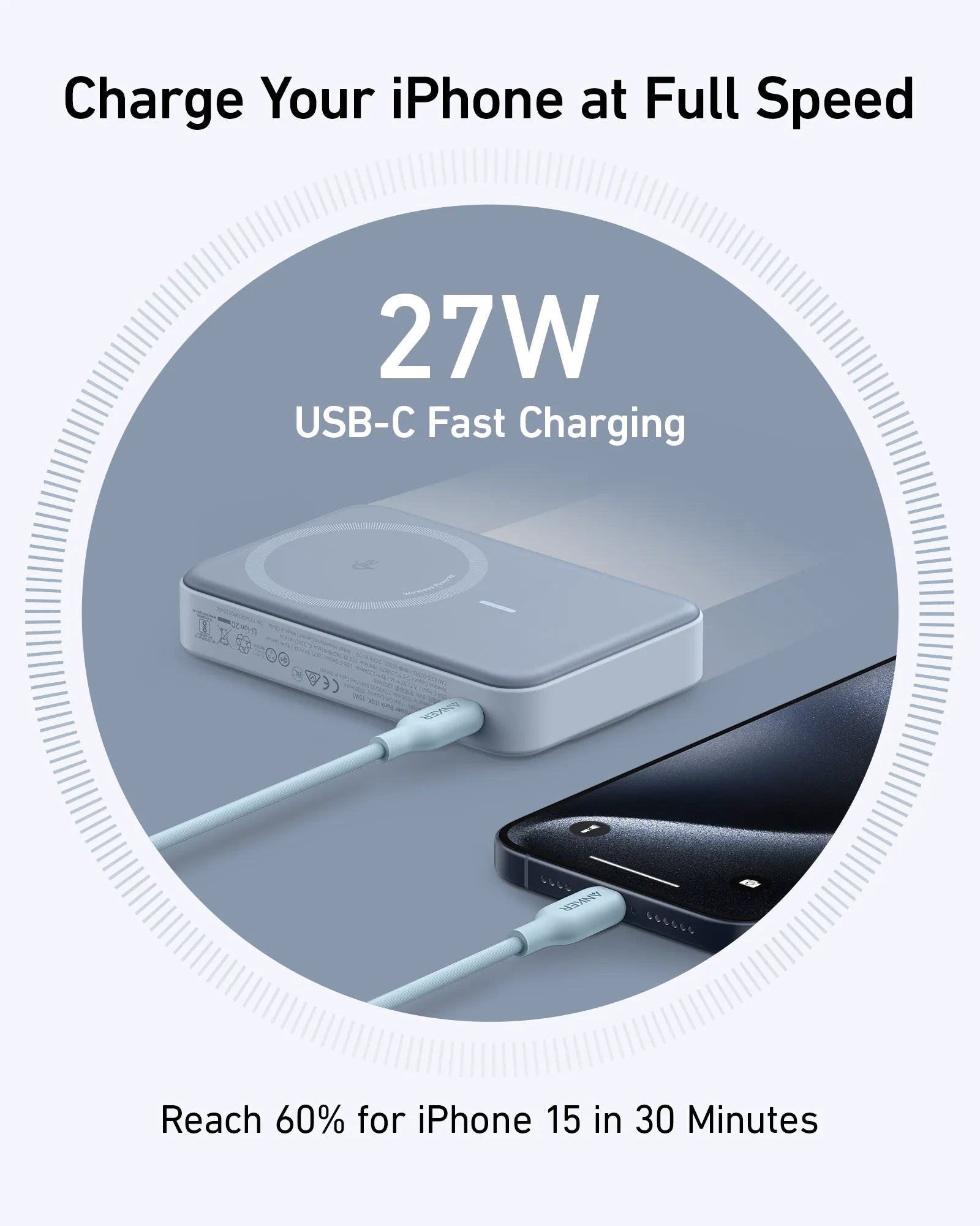 Anker MagGo Power Bank 10,000mAh