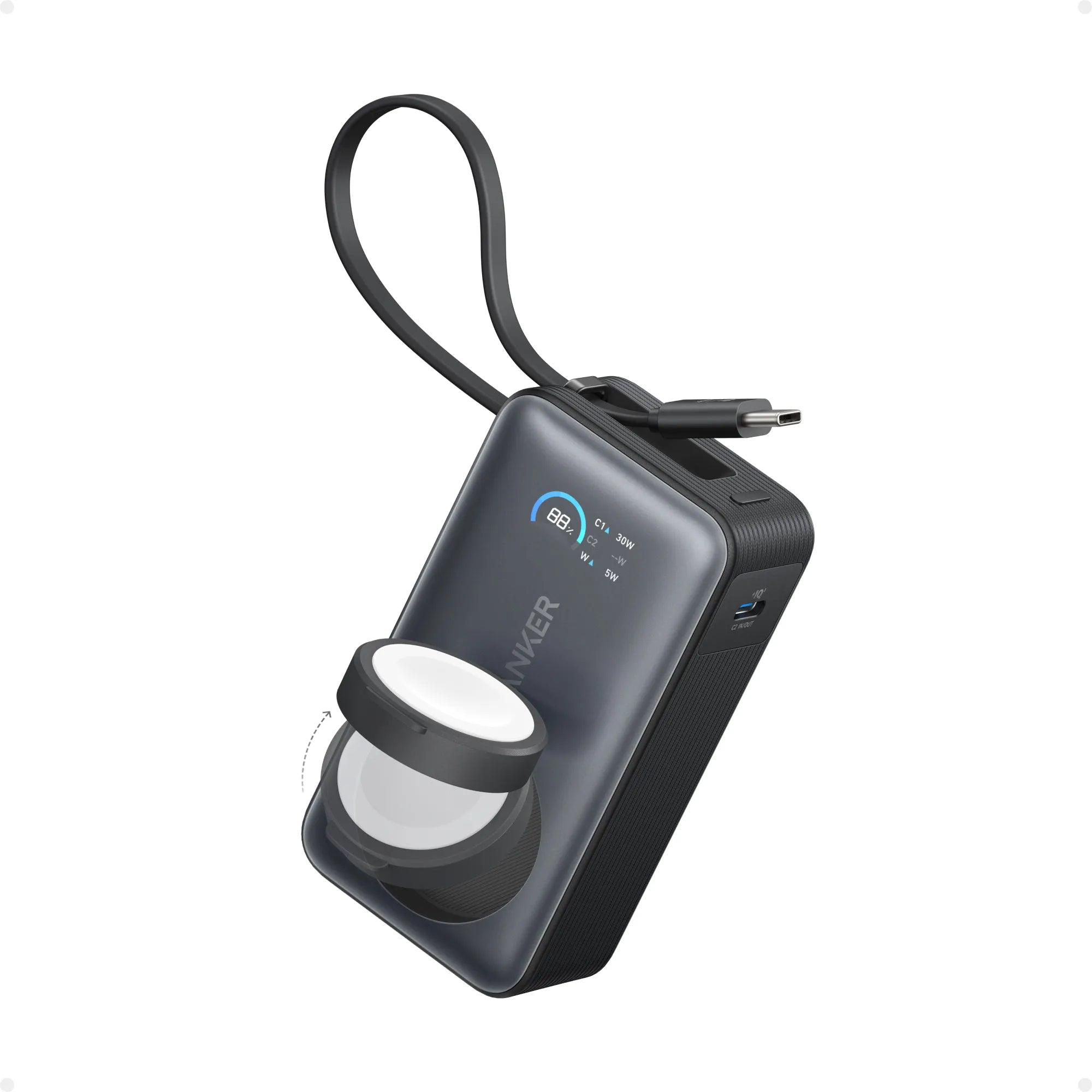 Anker MagGo Power Bank (10000mAh, 35W, for Apple Watch) | Exclusive Livestream Offer