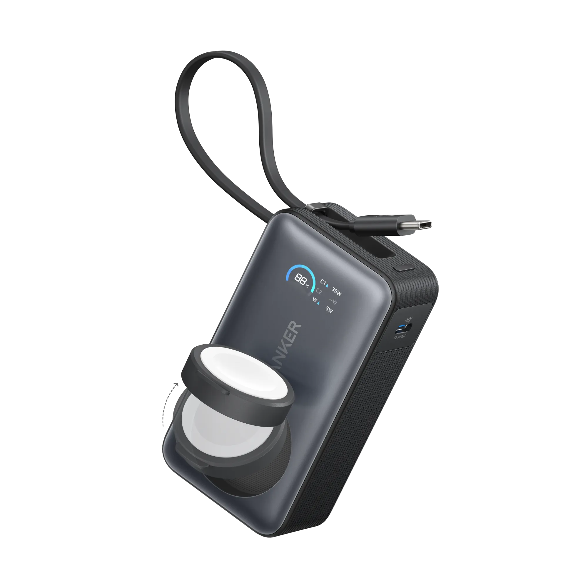 Anker MagGo Power Bank 10K with 35W Charging for Apple Watch