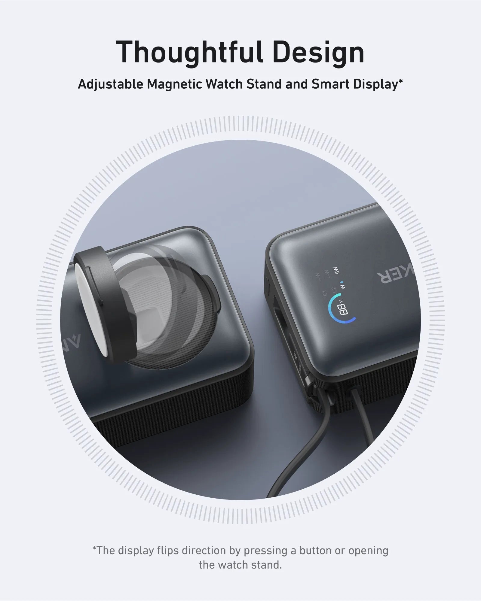 Anker MagGo Power Bank 10K with 35W Charging for Apple Watch